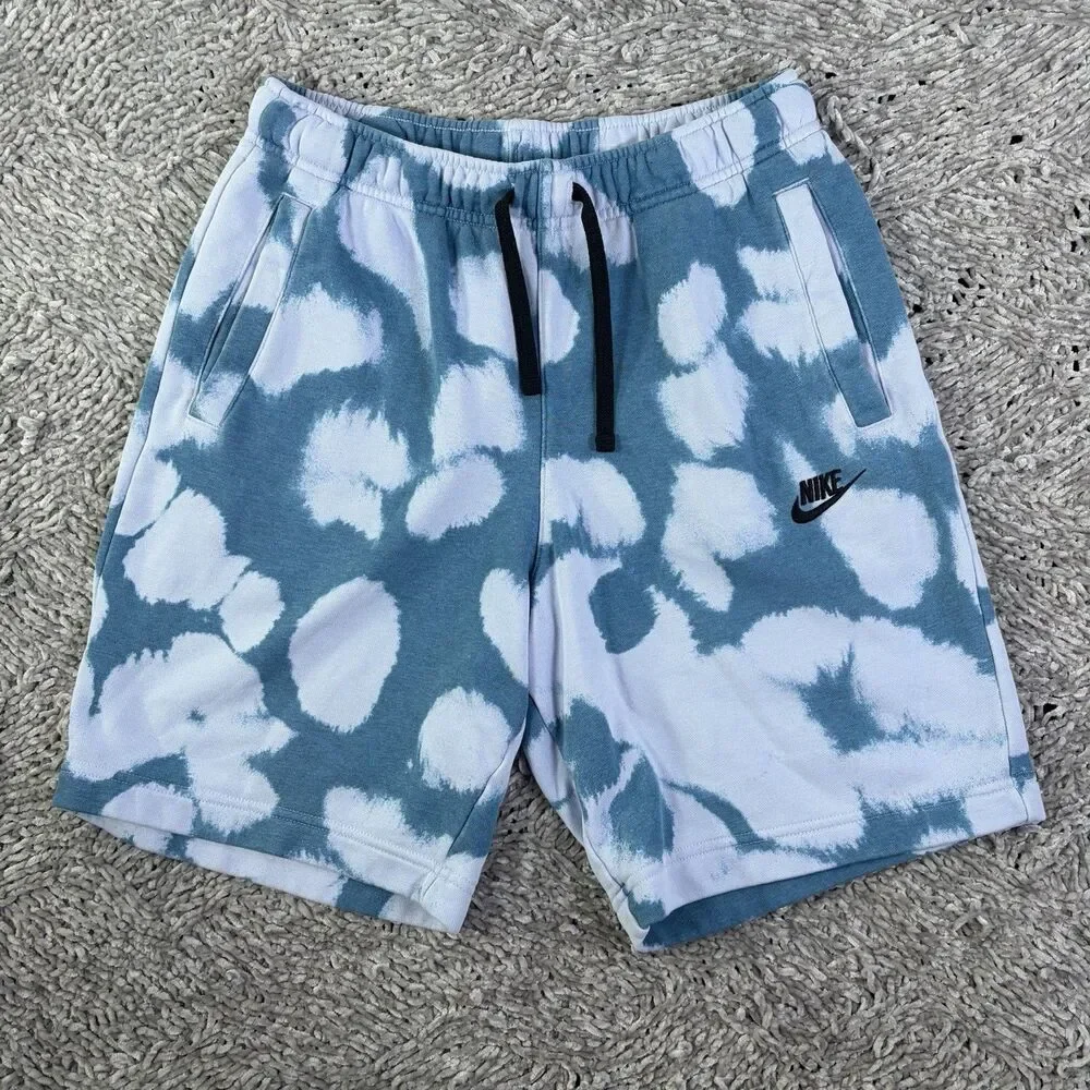 Nike Sportswear French Terry Shorts Mens Small Tie Dye Sweat Short Activewear